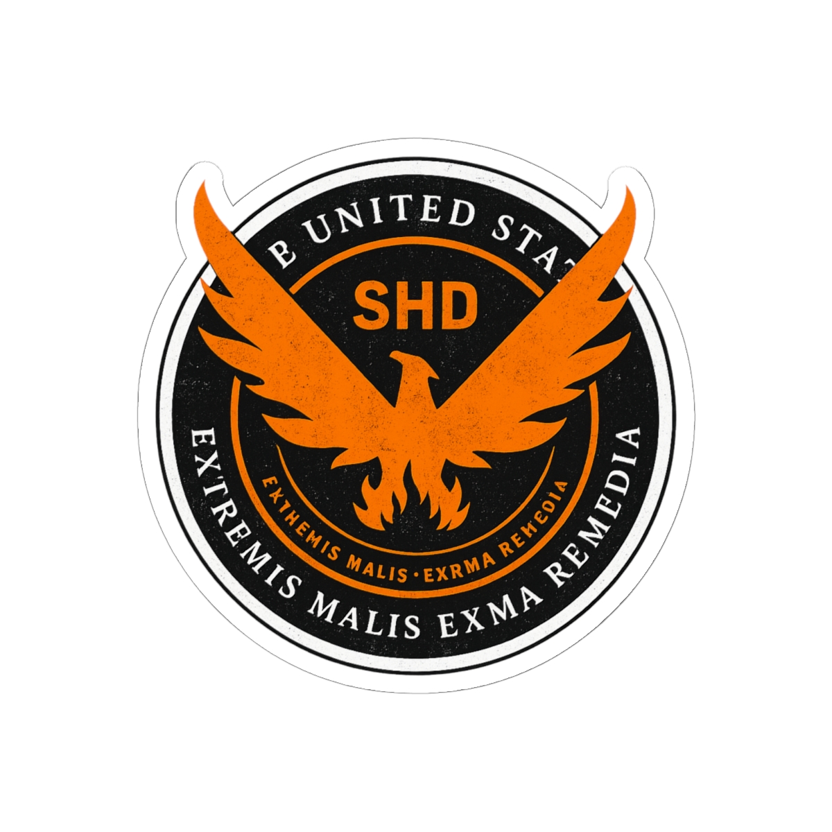 The Division SHD Eagle Emblem Sticker | Bold Gaming Decal