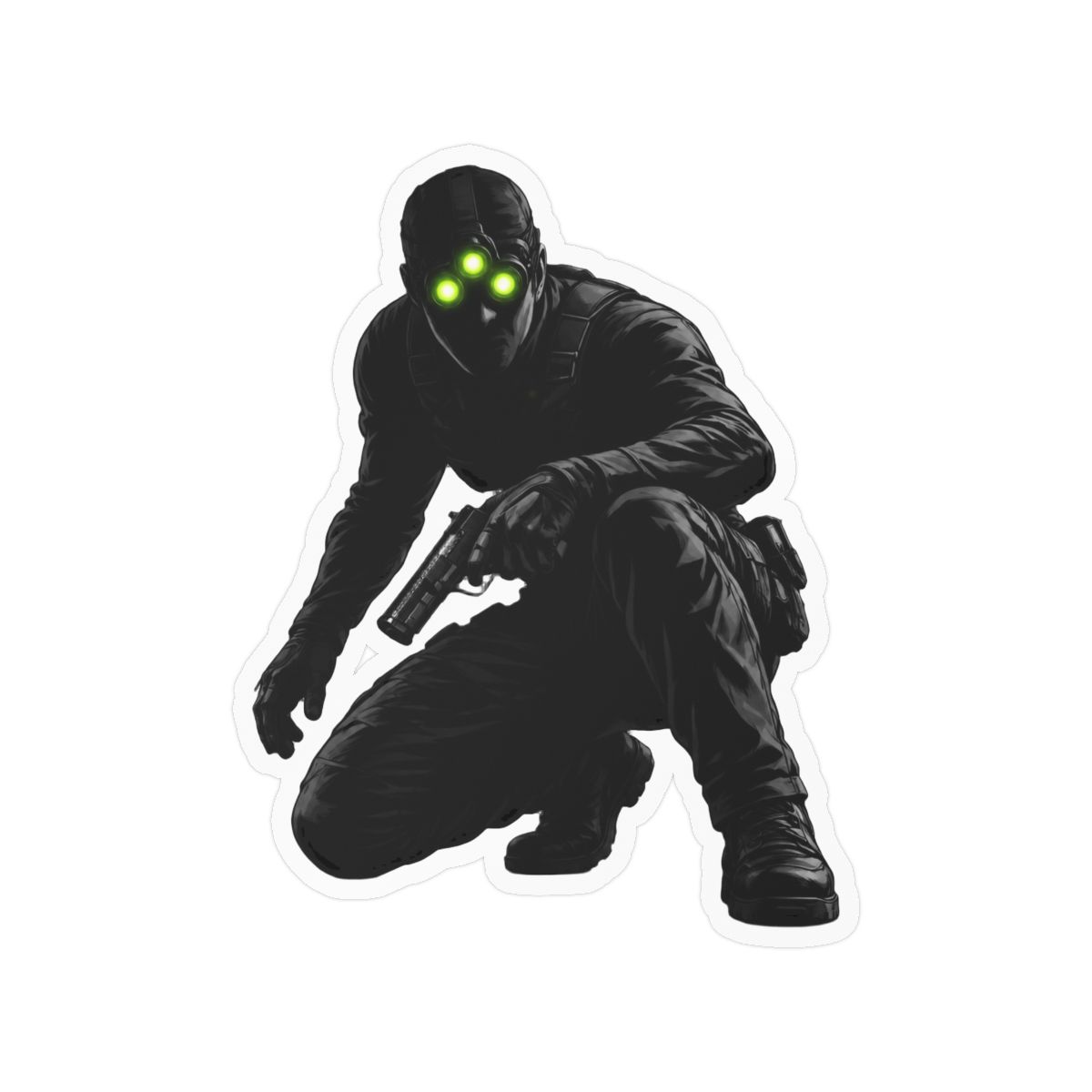 Splinter Cell Stealth Gamer Sticker | Bold Vinyl Decal - Tom Clancy official Stickers merch