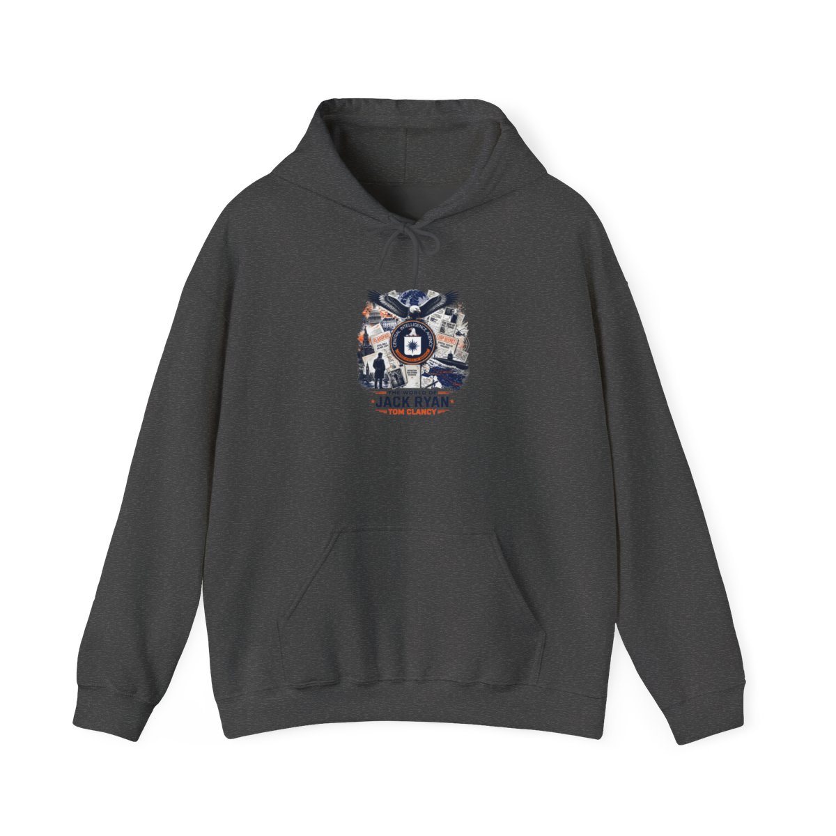Tom Clancy "The World of Jack Ryan - Tom Clancy" Hoodie - alternate angle 3, merchandise