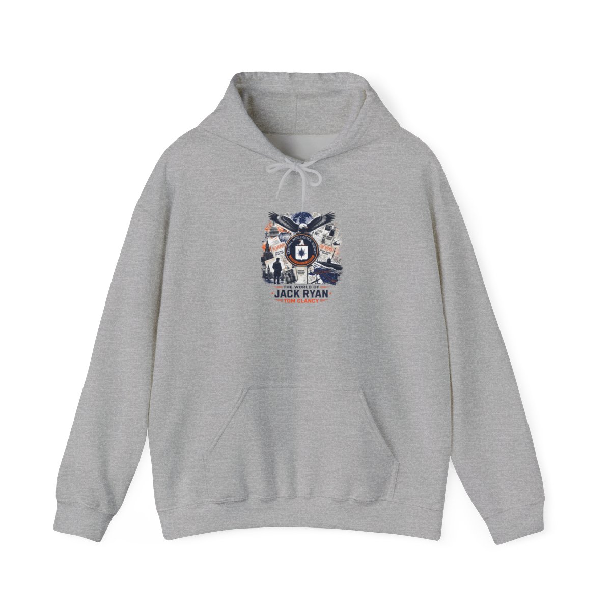 Tom Clancy "The World of Jack Ryan - Tom Clancy" Hoodie - alternate angle 2, merchandise