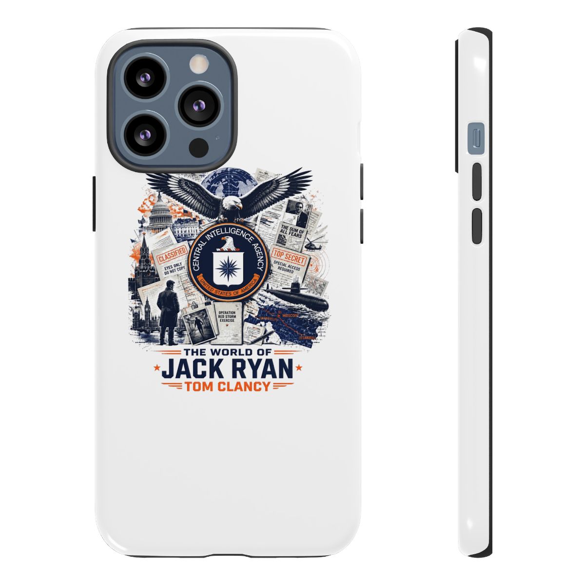 Tom Clancy "The World of Jack Ryan - Tom Clancy" Phone Case - alternate angle 5, merchandise