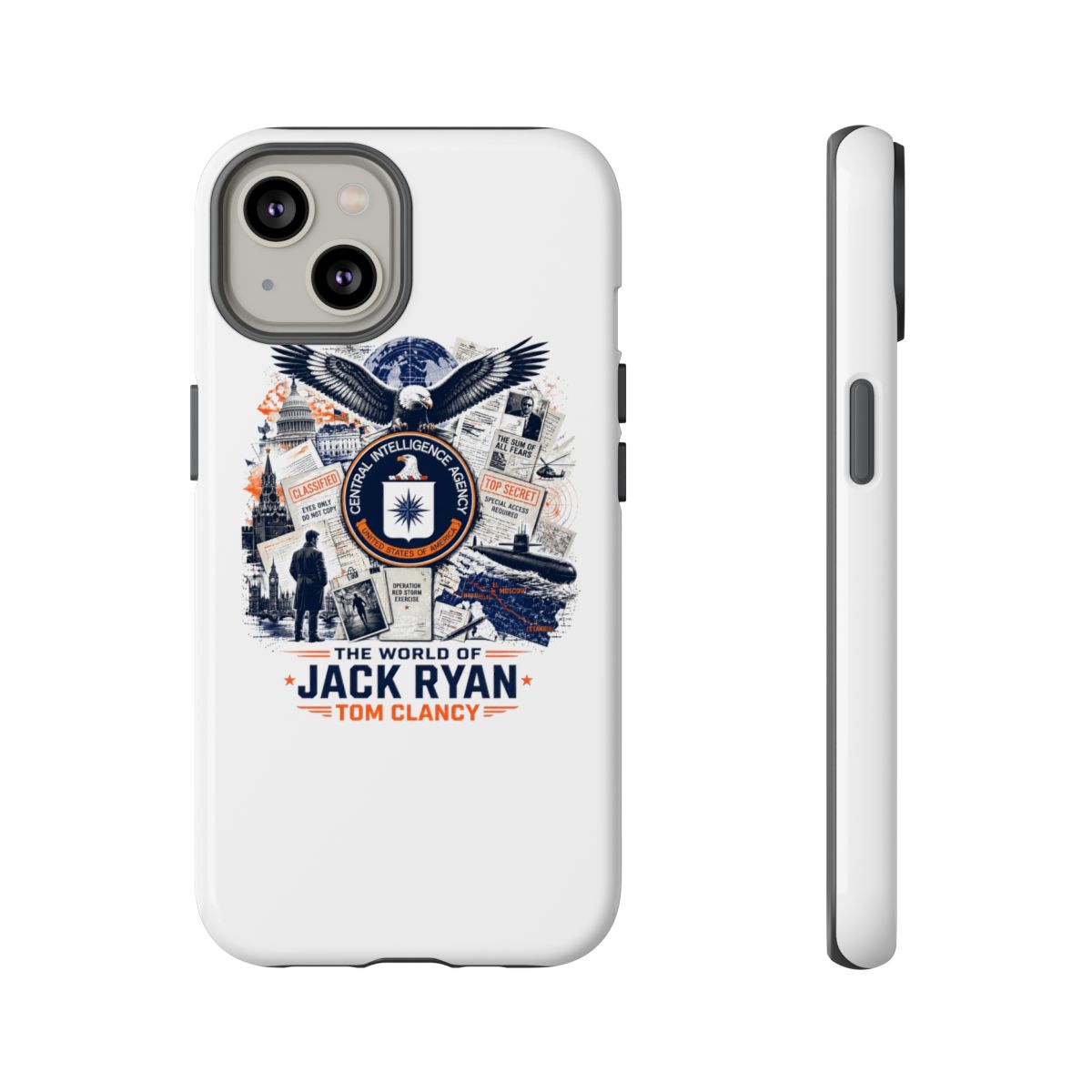 Tom Clancy "The World of Jack Ryan - Tom Clancy" Phone Case - alternate angle 4, merchandise