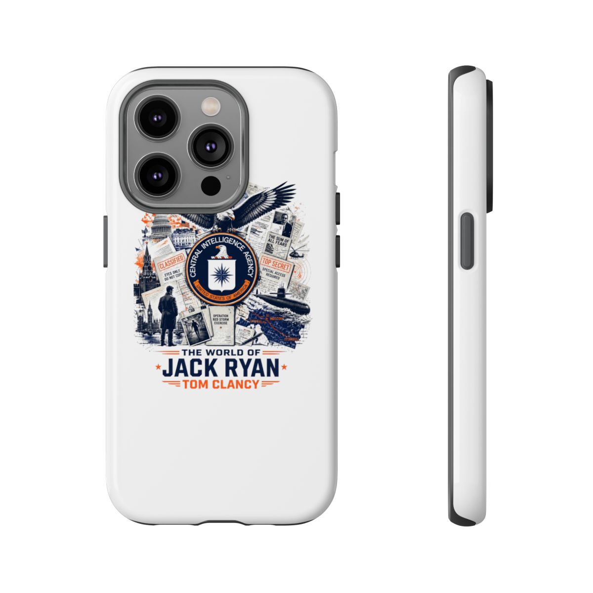 Tom Clancy "The World of Jack Ryan - Tom Clancy" Phone Case - alternate angle 5, merchandise